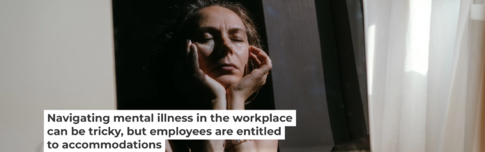 Coping with mental illness can make starting and completing simple tasks at work more difficult. Fiordaliso/Moment via Getty Images